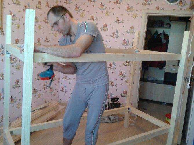 Детская кровать: конструкции, чертежи, требования - одноэтажная и двуэтажная