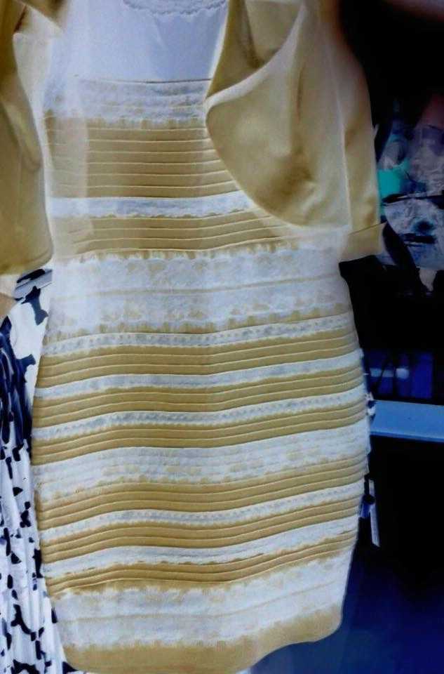 Платье синее или белое на самом деле. загадка синего-белого платья