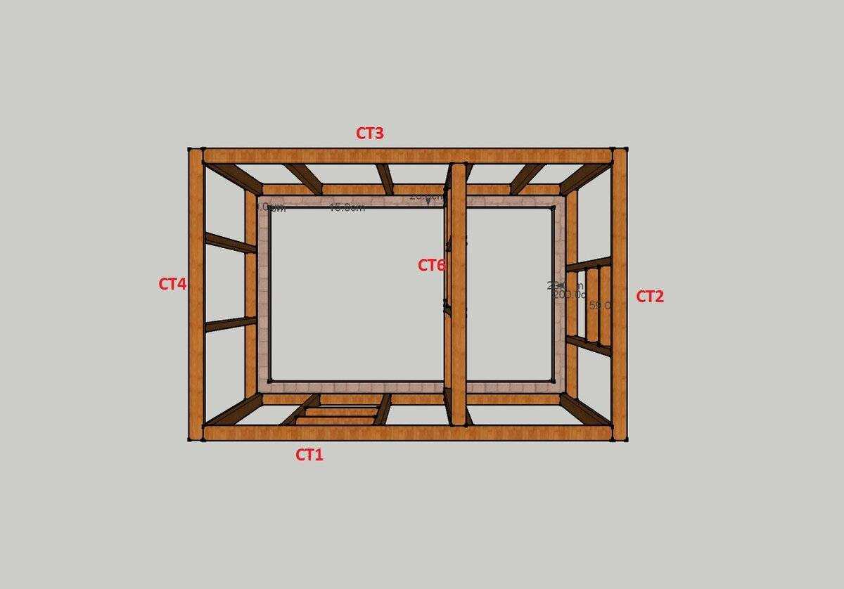 Каркасник 3х4 проект