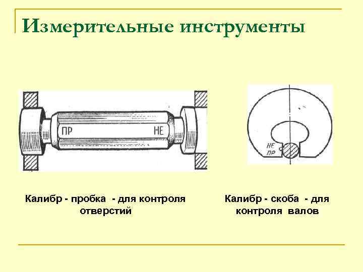 Калибром пробкой представленным на рисунке контролируется наибольший предельный размер отверстия