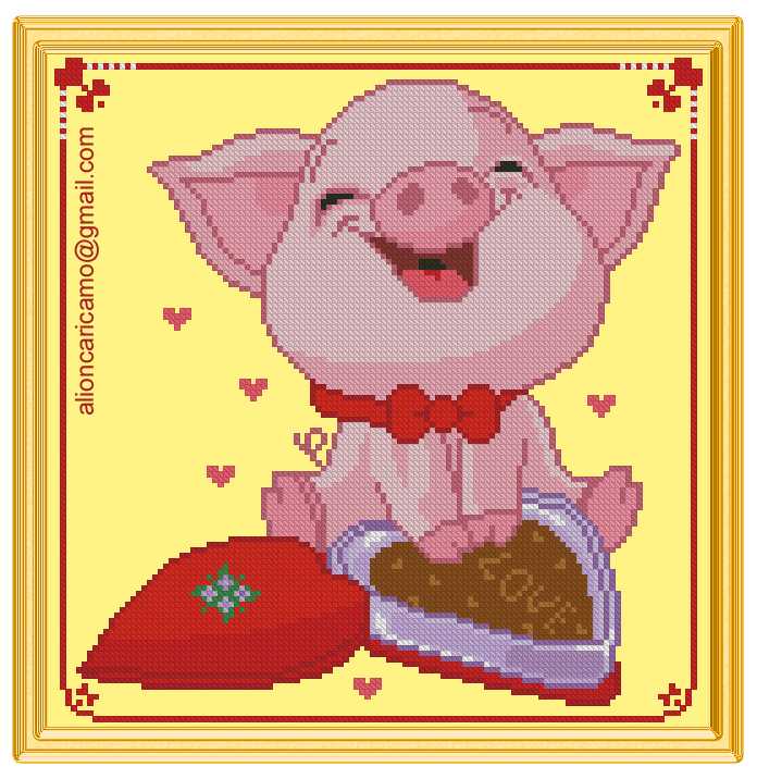 Шаблоны свиней для создания праздничных поделок и карнавальных масок к 2019 году - lowis