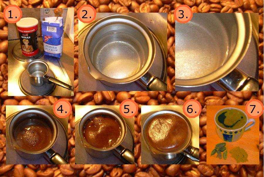 Как варить кофе в турке на плите. как сварить на газовой, электрической плите правильно и сколько это займет времени