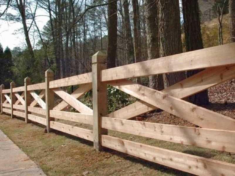 Как сделать деревянный забор своими руками