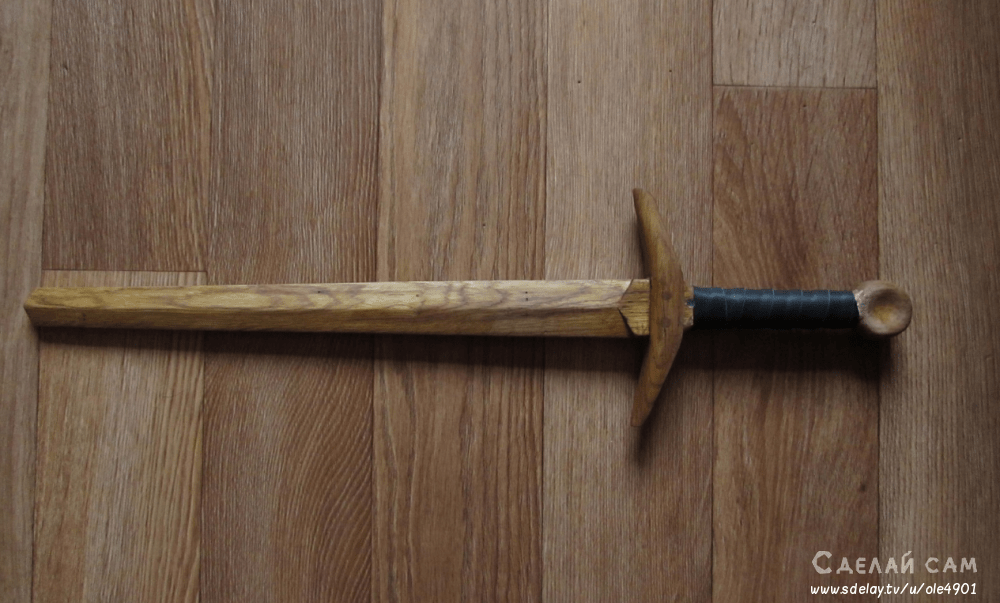Как сделать из дерева отличный меч своими руками