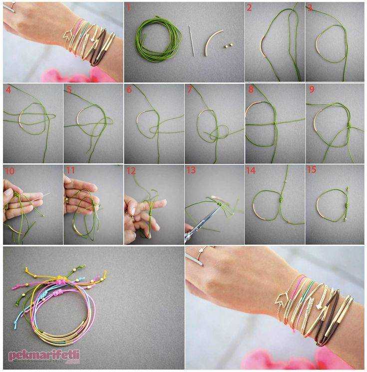 Как сделать браслет из ниток: своими руками, фото пошагово, видео
как сделать браслеты из ниток — модная дама