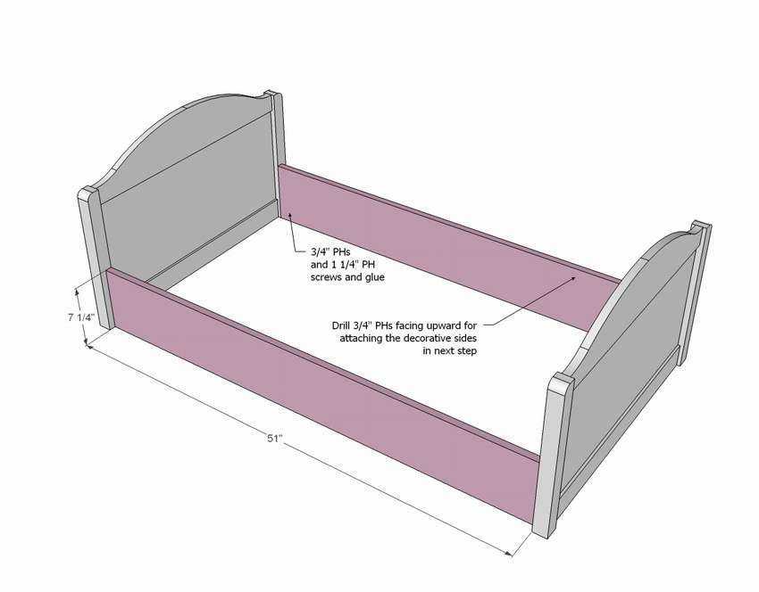 Кровать-чердак своими руками: чертежи и размеры, схемы и проекты, эскизы, инструкция сборки