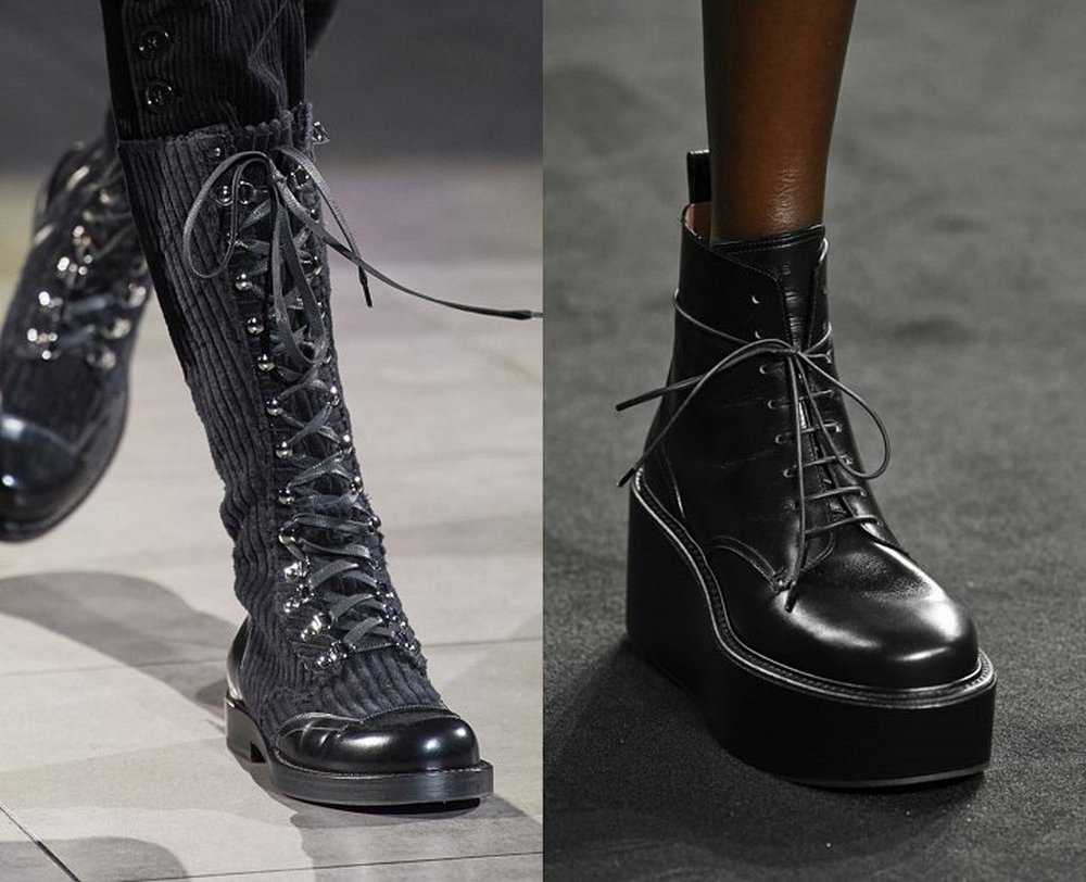 Лаковые ботинки женские - фото модных трендов 2022 года