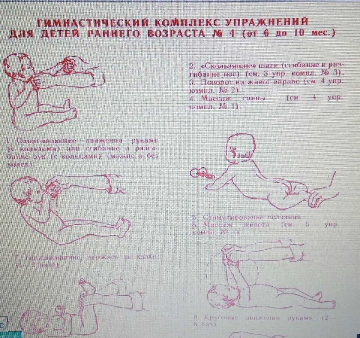 Комплекс массажа. Гимнастический комплекс упражнений для детей раннего возраста 3. Комплекс упражнений для грудничков. Комплекс упражнений для детей 1 месяца. Комплекс упражнений для ребенка 6 месяцев.