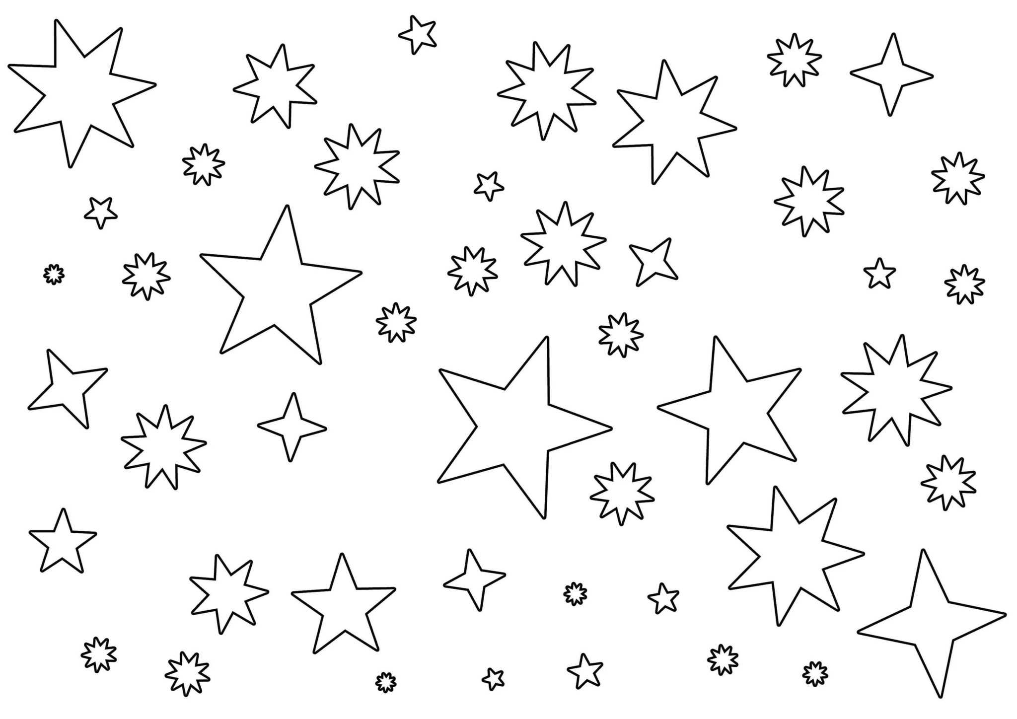 Звезда шаблон для вырезания из бумаги, трафарет звезды распечатать 50+ идей