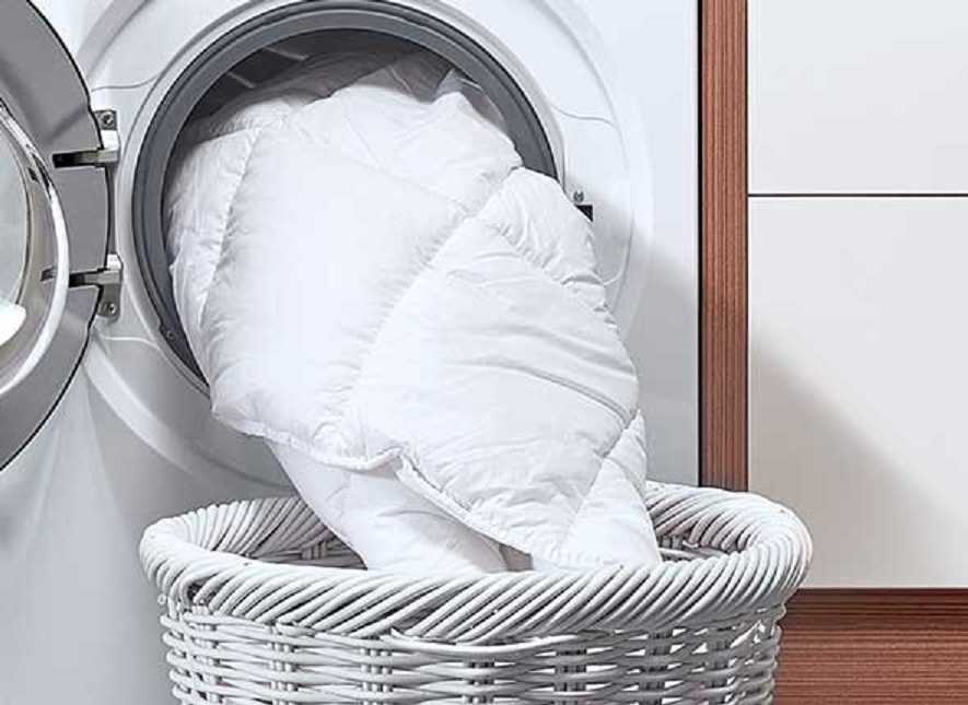 Как стирать перьевые подушки в стиральной машине автомат и сушить целиком, можно ли?