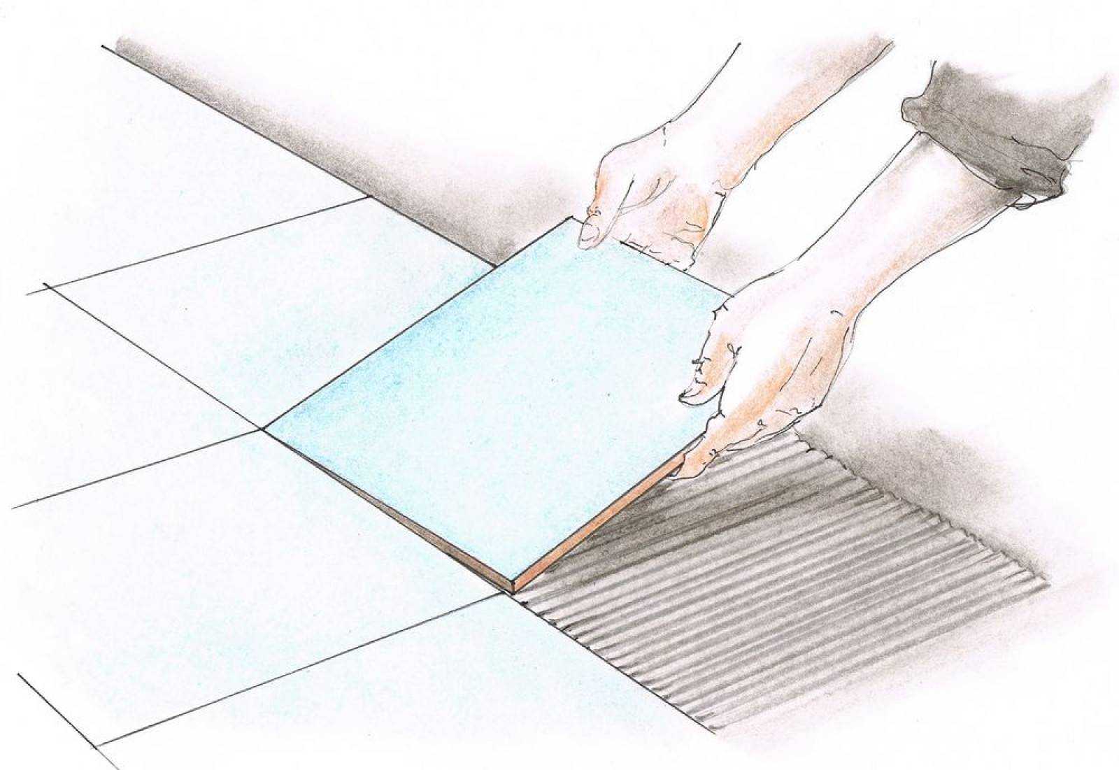 Укладка керамогранита на пол: как правильно класть плитку своими руками