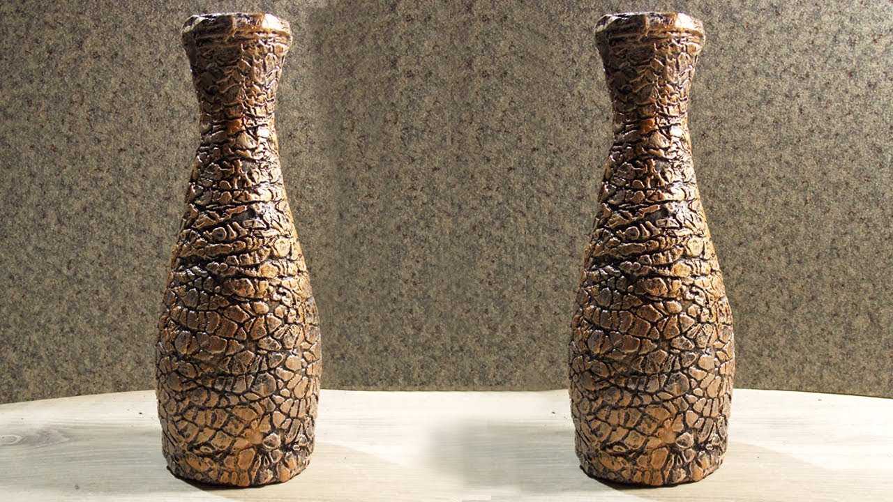 Напольная ваза своими руками: техники и секреты на фото