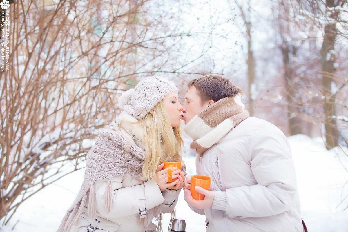 Зимние фото: места, позы, реквизит для свадебной съемки - hot wedding