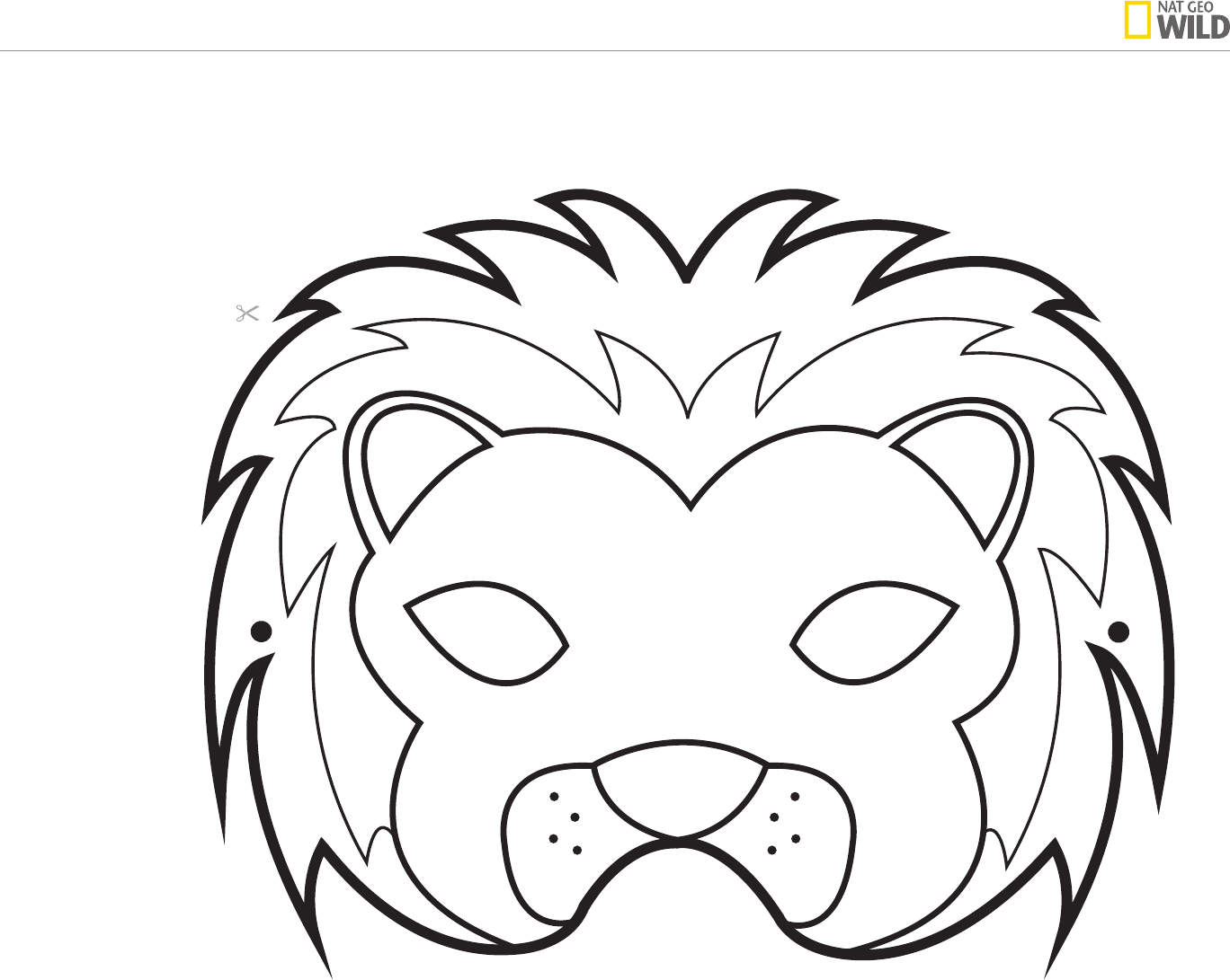 Mаска льва на голову своими руками из картона и бумаги: как сделать маску львенка, распечатать шаблоны мордочки для детей на голову
