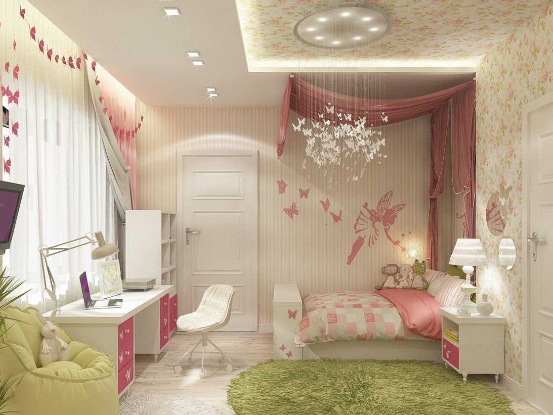 Дизайн комнаты для подростка девочки фото дизайн
