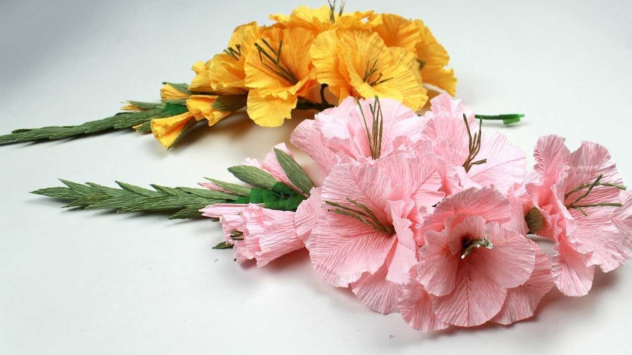 гофрированные цветы фото