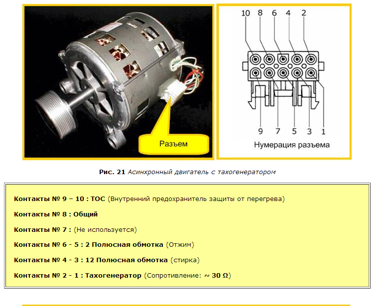 Двигатель от стиральной машинки схема подключения