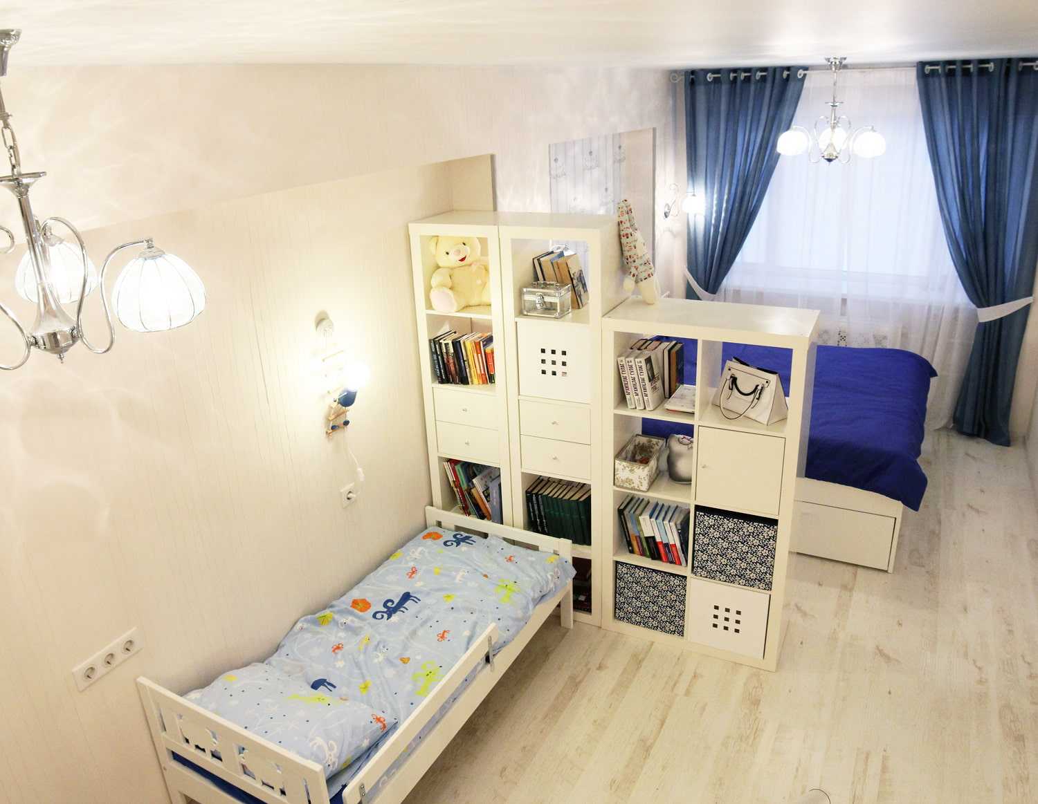 детская кровать в однокомнатной квартире