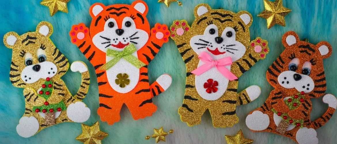 Тигры и коты из ткани: символ года 2022 своими руками!